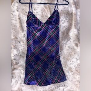 victoria’s secret plaid sleep slip size xs NWT